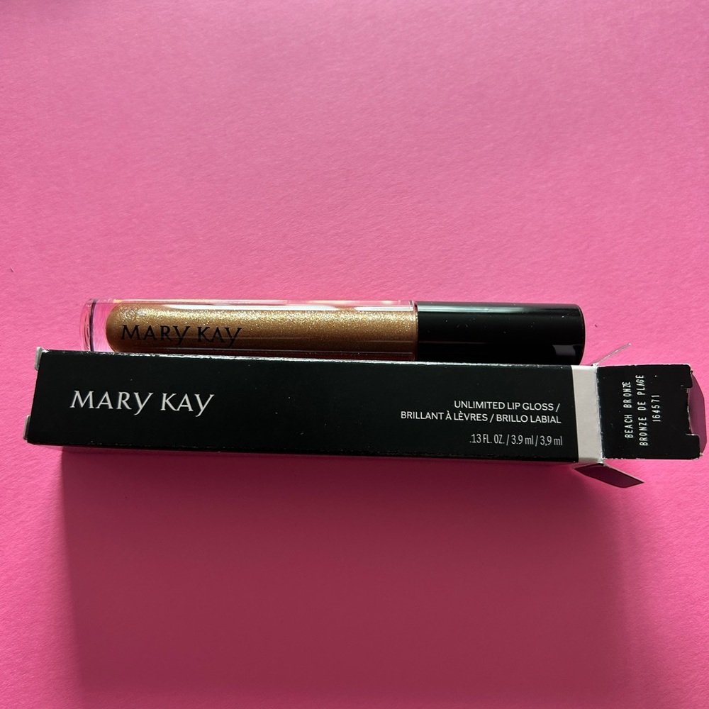 New Mary Kay Unlimited Lip Gloss - Beach Bronze